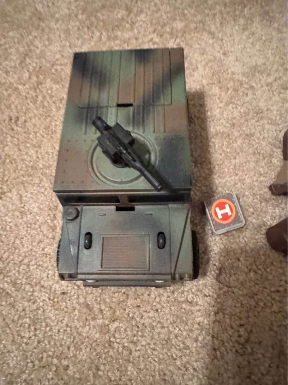 1997 Galoob Toys MicroMachines Military Battle Zone Humvee Patrol Truck